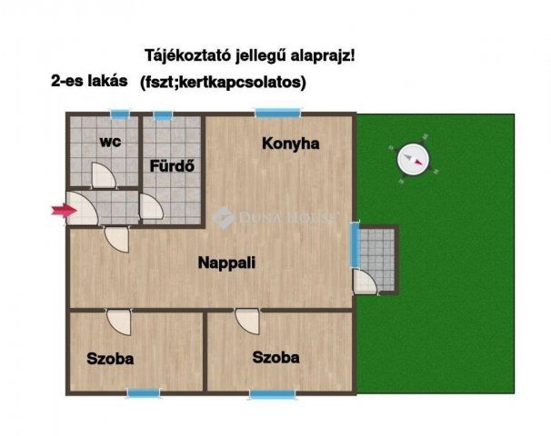 Eladó téglalakás, Pécsett 99.5 M Ft, 2+1 szobás
