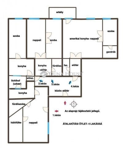 Eladó téglalakás, Budapesten, VI. kerületben 169 M Ft, 5 szobás