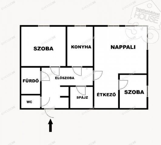 Eladó téglalakás, Kecskeméten 59.9 M Ft, 3 szobás