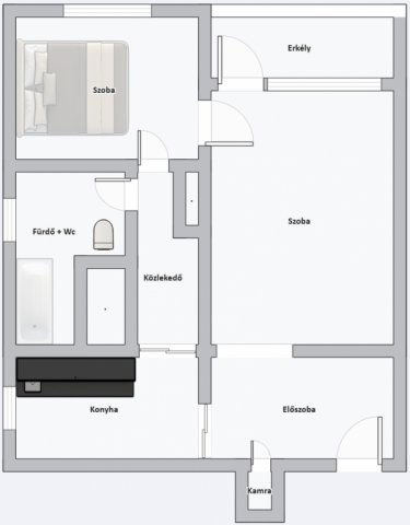 Eladó téglalakás, Ózdon, Szent István utcában 20 M Ft