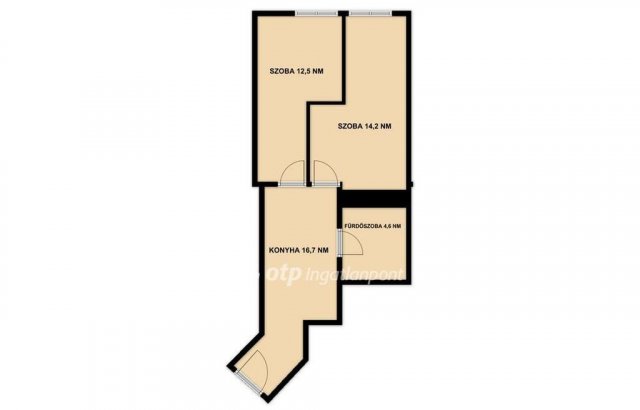 Eladó téglalakás, Budapesten, VI. kerületben 86 M Ft, 2 szobás