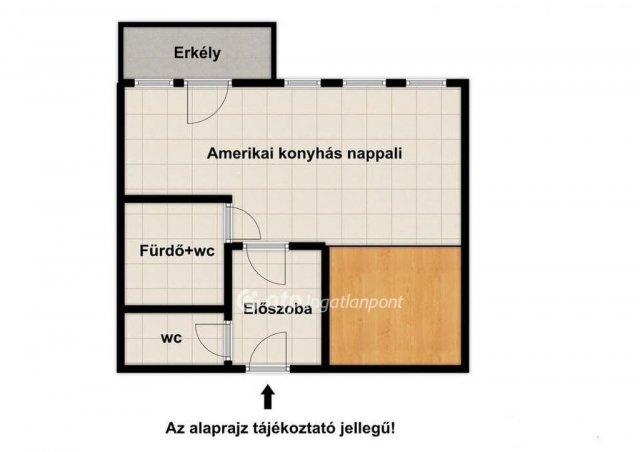 Eladó téglalakás, Hajdúszoboszlón 44.9 M Ft, 1 szobás