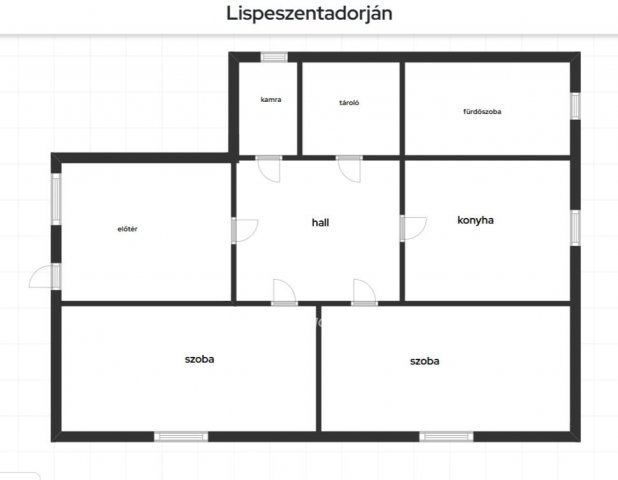 Eladó családi ház, Lispeszentadorjánban 30.5 M Ft, 2 szobás
