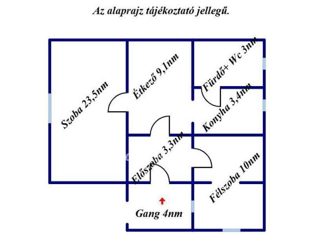 Eladó családi ház, Nádudvaron 11.5 M Ft, 1+1 szobás