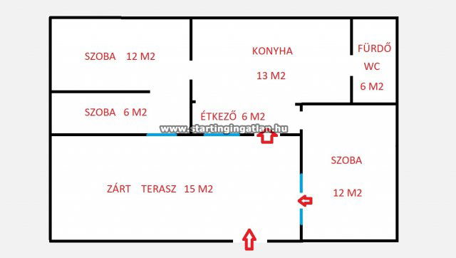Eladó téglalakás, Budapesten, IV. kerületben 51.9 M Ft