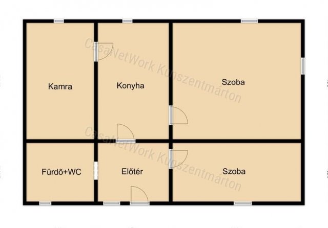 Eladó családi ház, Kunszentmártonban 9.2 M Ft, 2 szobás