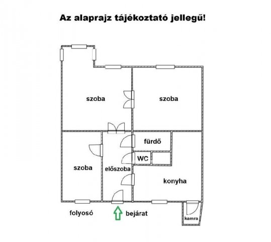 Eladó téglalakás, Budapesten, VII. kerületben 89 M Ft, 3 szobás