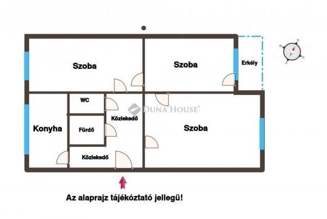 Eladó panellakás, Budapesten, XIII. kerületben 75 M Ft, 3 szobás