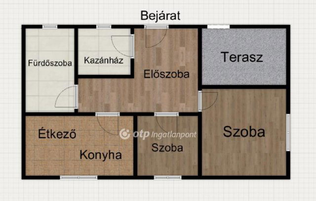 Eladó családi ház, Kabán 34.9 M Ft, 1+1 szobás
