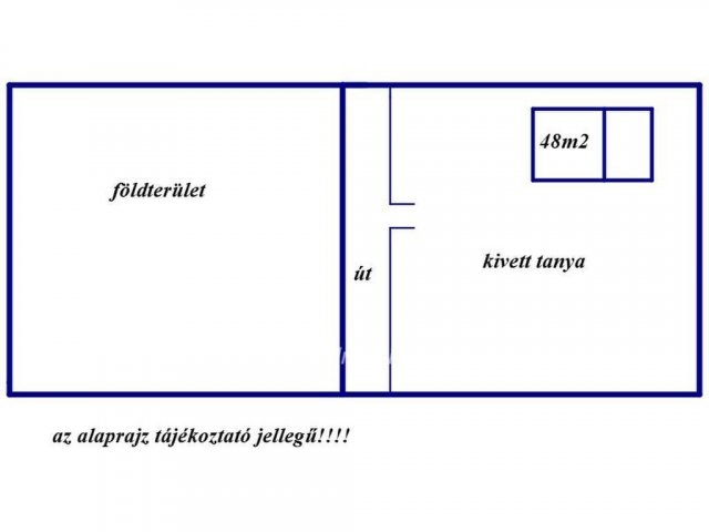 Eladó mezogazdasagi ingatlan, Szabadszálláson 24 M Ft, 1 szobás