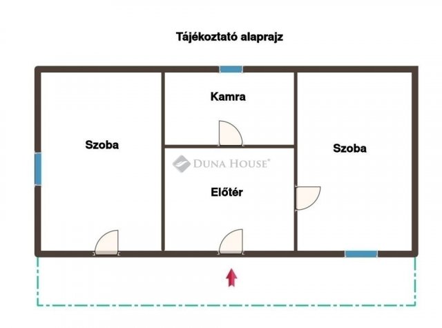 Eladó családi ház, Kókán 21.9 M Ft, 2 szobás