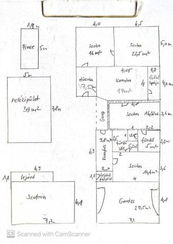 Eladó családi ház, Bölcskén 24.5 M Ft, 4 szobás