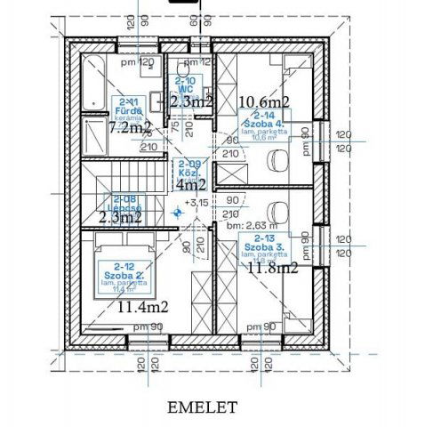 Eladó ikerház, Tárnokon 124.9 M Ft, 5 szobás