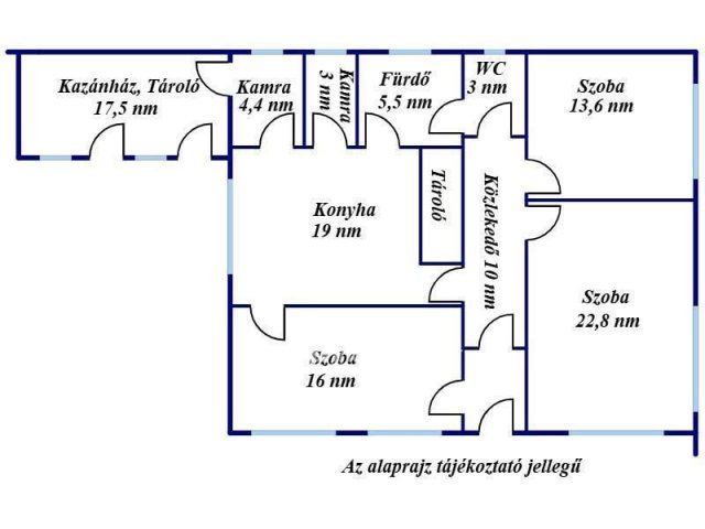 Eladó családi ház, Jászapátiban 23.5 M Ft, 3 szobás