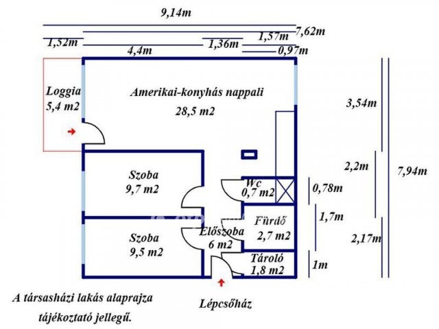 Eladó téglalakás, Kecskeméten 59.9 M Ft, 1+2 szobás