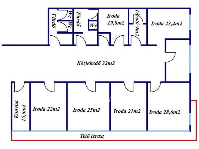 Kiadó iroda, Debrecenben 2000 E Ft / hó / költözzbe.hu