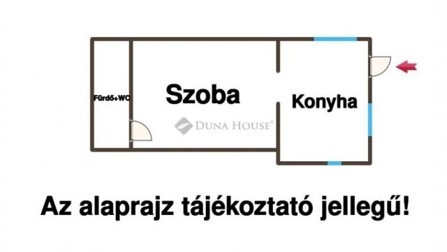 Eladó téglalakás, Pécelen 20 M Ft, 1 szobás