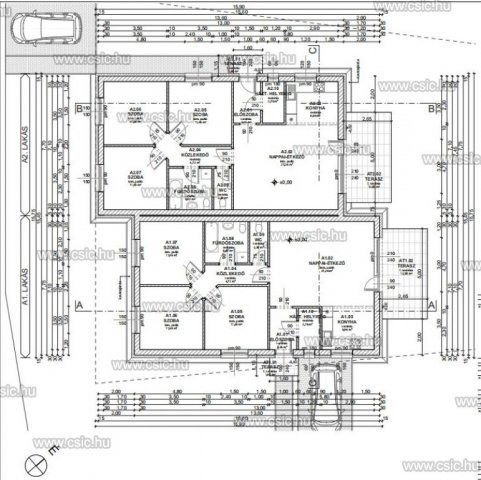 Eladó ikerház, Vácrátóton 99.8 M Ft, 4 szobás