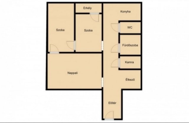 Eladó téglalakás, Szegeden 57.9 M Ft, 3 szobás