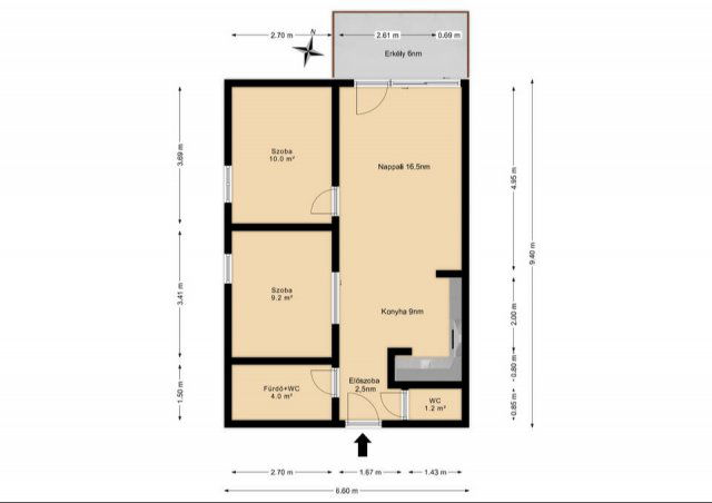 Eladó téglalakás, Budapesten, XIII. kerületben 91.9 M Ft