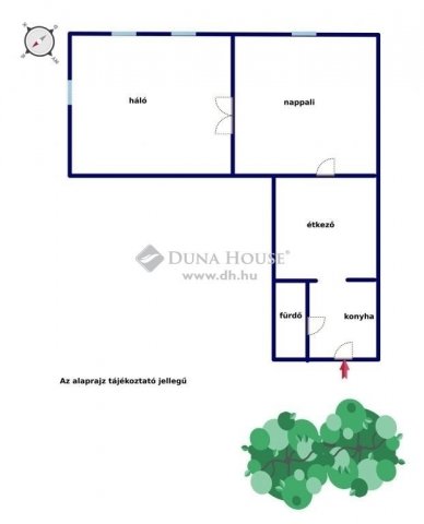 Eladó téglalakás, Szegeden 57.9 M Ft, 2 szobás