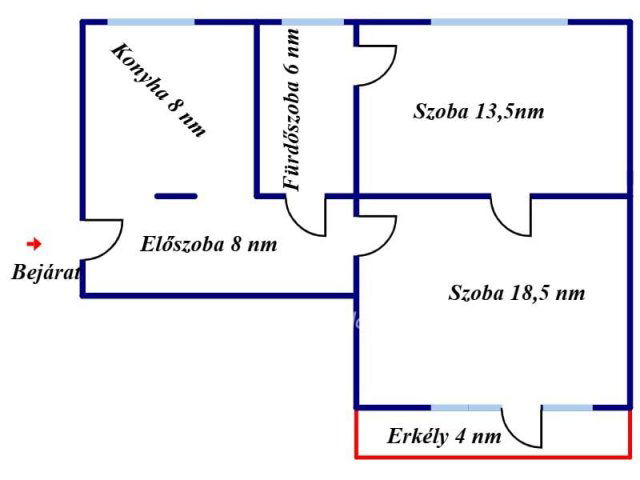 Eladó téglalakás, Budapesten, XXII. kerületben 71 M Ft, 2 szobás