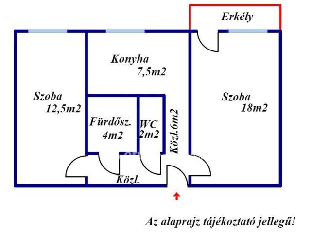 Eladó panellakás, Battonyán 8.49 M Ft, 2 szobás