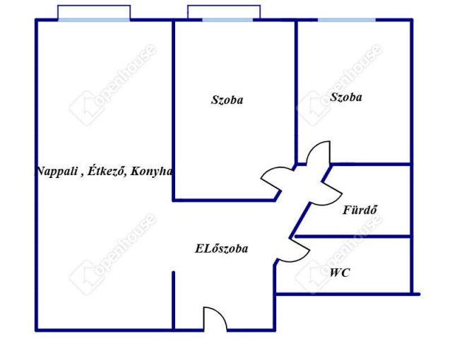 Kiadó téglalakás, albérlet, Debrecenben 299 E Ft / hó, 3 szobás