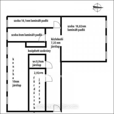 Eladó panellakás, Salgótarjánban 19.8 M Ft, 1+2 szobás