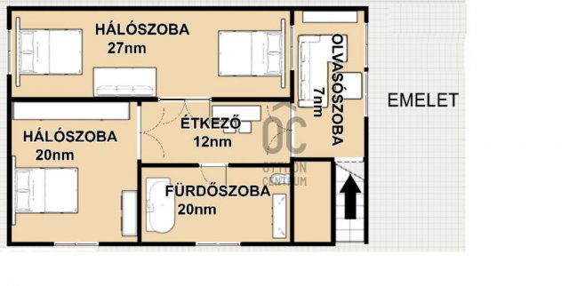 Eladó családi ház, Budapesten, IV. kerületben 125 M Ft, 4 szobás
