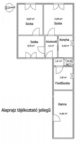 Eladó családi ház, Detken 15.9 M Ft, 3 szobás