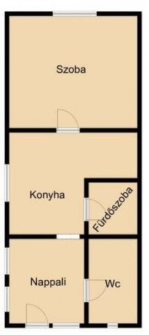 Eladó ikerház, Cserkeszőlőn 23.9 M Ft, 2 szobás