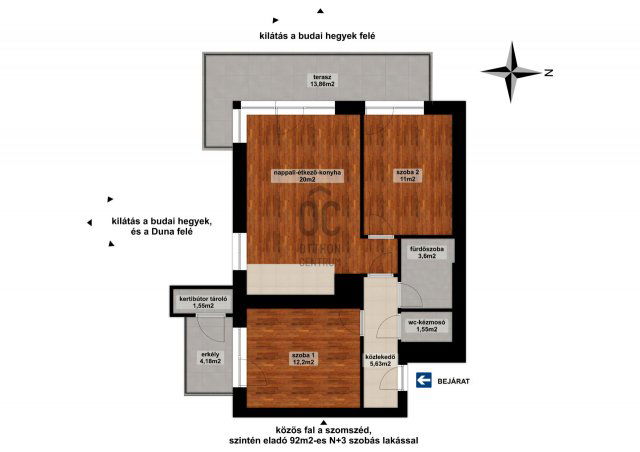 Eladó téglalakás, Budapesten, III. kerületben, Folyamőr utcában