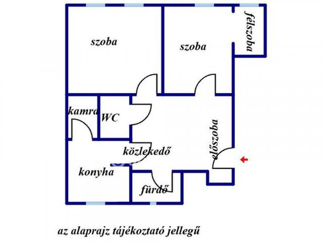 Eladó téglalakás, Szegeden 53.9 M Ft, 2+1 szobás