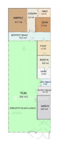 Eladó ikerház, Budapesten, XX. kerületben 68.9 M Ft, 1+1 szobás