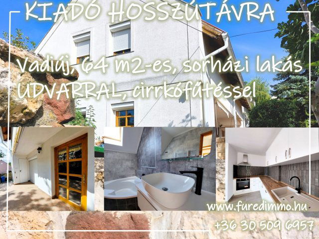 Kiadó sorház, albérlet, Balatonfüreden 280 E Ft / hó, 3 szobás