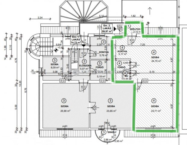 Eladó téglalakás, Budapesten, XIV. kerületben 79.9 M Ft