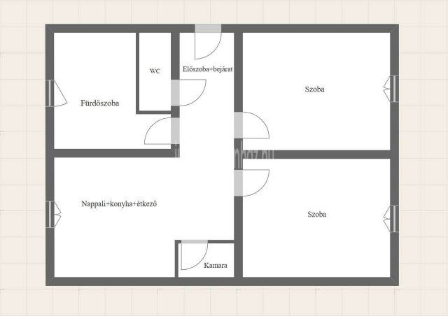 Eladó téglalakás, Nyíregyházán 60 M Ft, 2 szobás