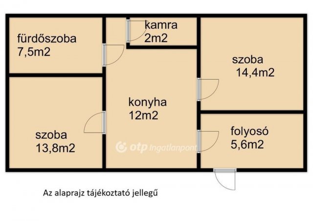 Eladó családi ház, Nyíregyházán 24.9 M Ft, 2 szobás