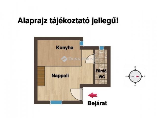 Eladó téglalakás, Budapesten, VI. kerületben 48.5 M Ft, 1 szobás