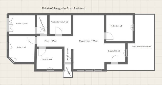 Eladó ikerház, Nyíregyházán 129.99 M Ft, 3+1 szobás