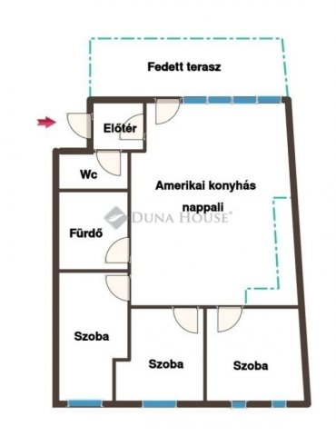 Eladó téglalakás, Kecskeméten 89.9 M Ft, 4 szobás