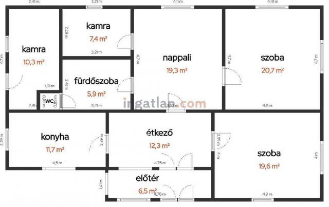 Eladó mezogazdasagi ingatlan, Tiszakécskén 29.9 M Ft, 3 szobás