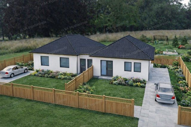 Eladó ikerház, Vácrátóton 82.5 M Ft, 4 szobás