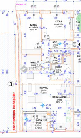 Eladó téglalakás, Debrecenben 114 M Ft, 3 szobás