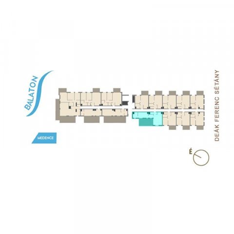 Eladó téglalakás, Siófokon 119.8 M Ft, 2 szobás