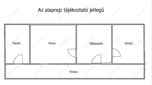 Eladó nyaraló, Pacsán 6.9 M Ft, 1 szobás / költözzbe.hu