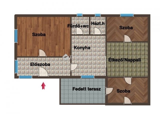 Eladó családi ház, Pilisen 65.9 M Ft, 3 szobás
