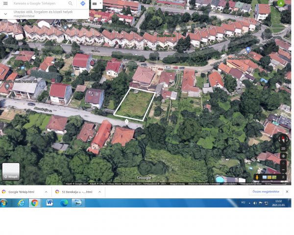 Eladó telek, Miskolcon, Berekalja utcában 15.5 M Ft