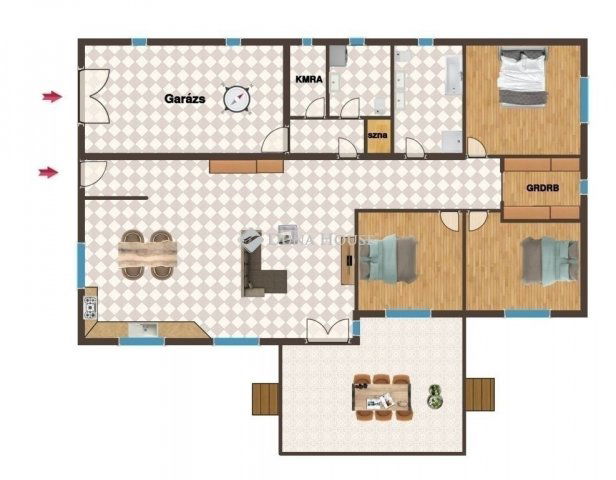 Eladó családi ház, Tárnokon 141.9 M Ft, 4 szobás